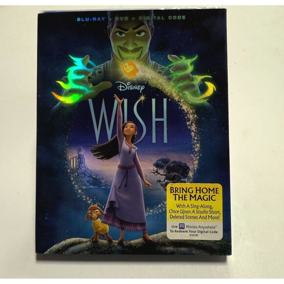 Disney Wish (Blu-Ray + Dvd + Digital) - Picture 1 of 4